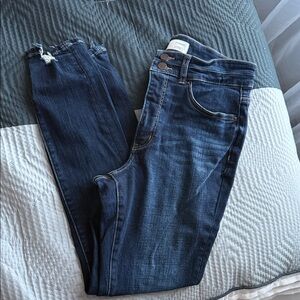 Dark Blue Women's High-Rise Skinny Jeans- BKE PARKER